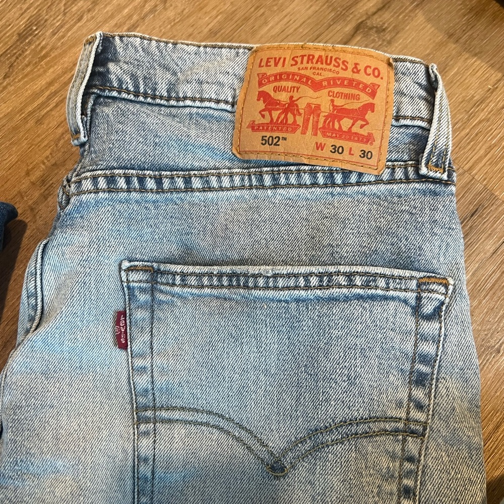 Levi's Light Blue Straight Jeans